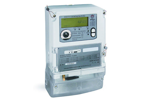 GPRS PLC LORA Kwh Meter Digital 3 Phase Dlms Meter Smart Class 0.5 S دقت