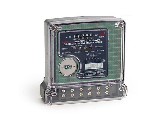 IEC 62056 61 3 Wire 2 Phase Meter